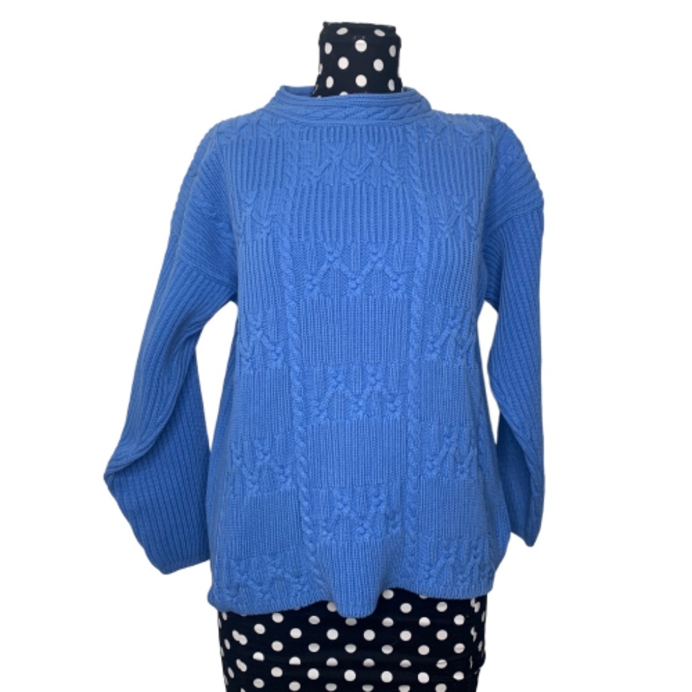 Eddie Bauer Mock Neck Chunky knit Sweater Small